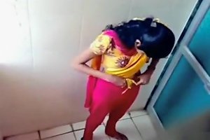 Indian Coed Girls Get Caught On Tape Using The University Toilet